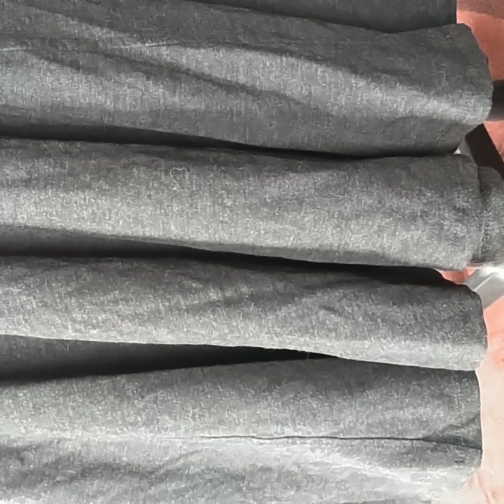 Long grey skirt